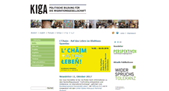 Desktop Screenshot of kiga-berlin.org